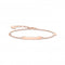 Rose Gold Plated Engravable Bar Heart Bracelet A1976 - 416 - 40 - L19VThomas Sabo Sterling SilverA1976 - 416 - 40 - L19V
