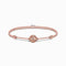 Rose Gold Plated Nylon Bracelet A2126 - 597 - 40Thomas Sabo Karma BeadsA2126 - 597 - 40