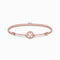 Rose Gold Plated Nylon Quartz Bracelet A2122 - 816 - 40Thomas Sabo Karma BeadsA2122 - 816 - 40