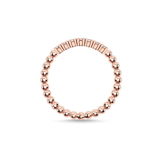 Rose Gold Zirconia Dot Stacking Ring TR2323 - 416 - 14Thomas Sabo Charm Club CharmingTR2323 - 416 - 14 - 48