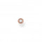 Rose Gold Zirconia Flower Single Ear Stud H2137 - 416 - 14Thomas Sabo Charm Club CharmingH2137 - 416 - 14