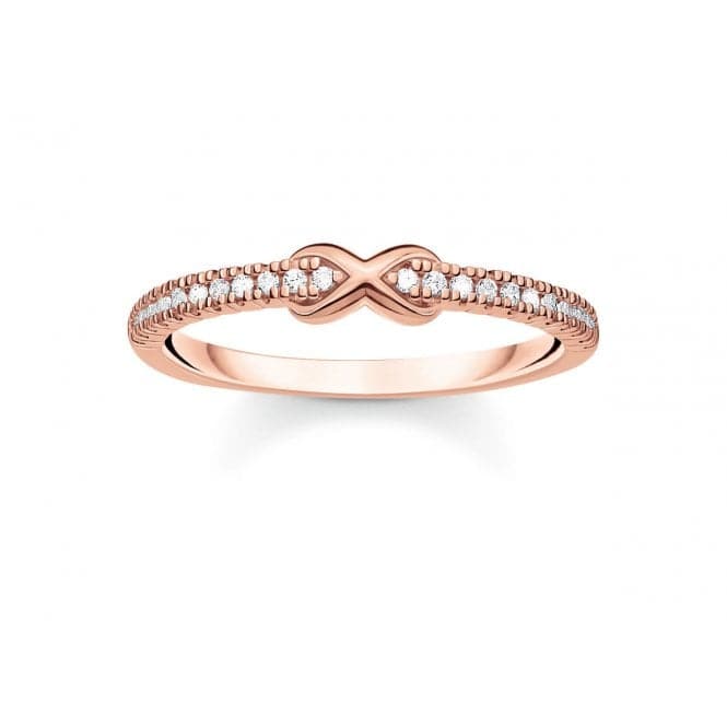 Rose Gold Zirconia Infinity Ring TR2322 - 416 - 14Thomas Sabo Charm Club CharmingTR2322 - 416 - 14 - 48