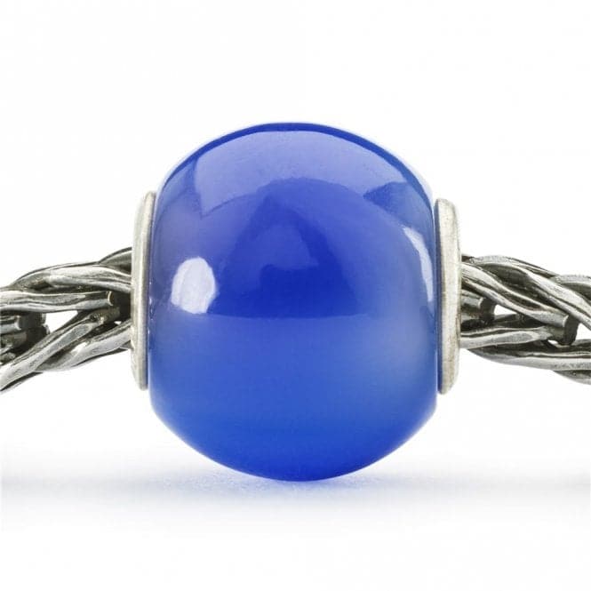 Round Blue Agate Bead TSTBE - 00038TrollbeadsTSTBE - 00038