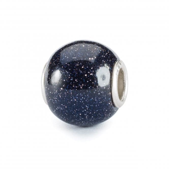 Round Blue Goldstone Bead TGLBE - 20397TrollbeadsTGLBE - 20397