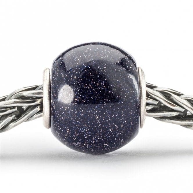 Round Blue Goldstone Bead TGLBE - 20397TrollbeadsTGLBE - 20397