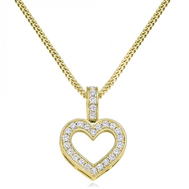 Round Brilliant Heart Diamond Pendant 0.30ctThe Harmony CollectionPE189 - 2WG