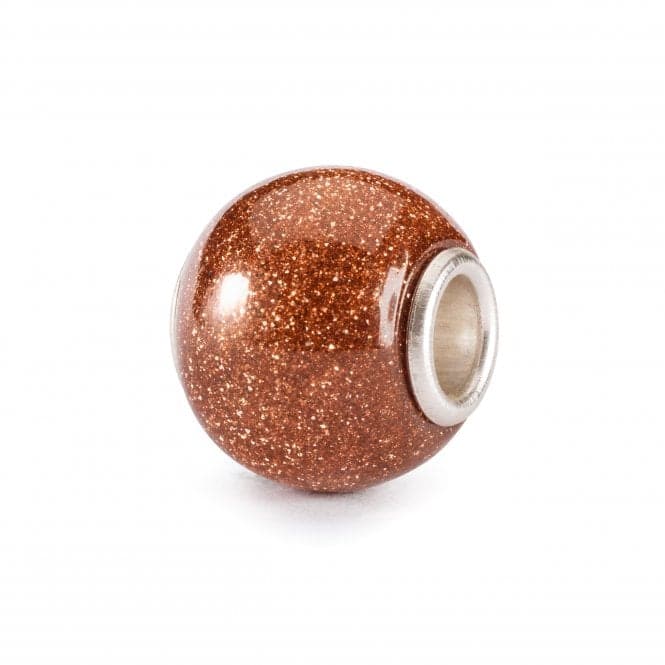 Round Brown Goldstone Bead TGLBE - 20396TrollbeadsTGLBE - 20396