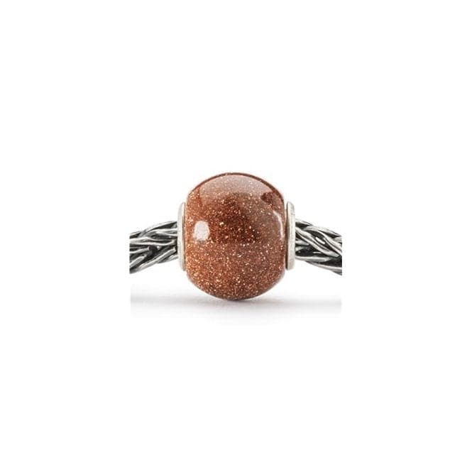 Round Brown Goldstone Bead TGLBE - 20396TrollbeadsTGLBE - 20396