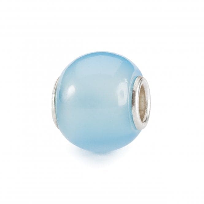 Round Light Blue Agate Bead TSTBE - 00037TrollbeadsTSTBE - 00037