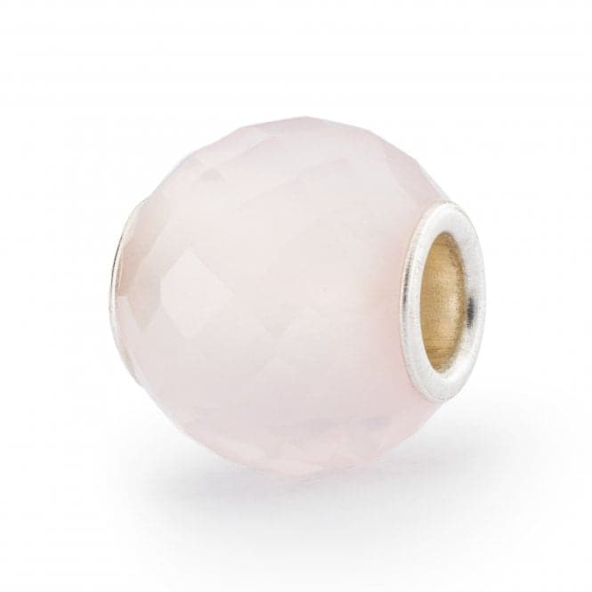 Round Rose Quartz Facet Bead TSTBE - 00031TrollbeadsTSTBE - 00031