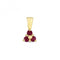 Ruby 3 Stone Pendant PD230RGemstones JewelleryPD230R