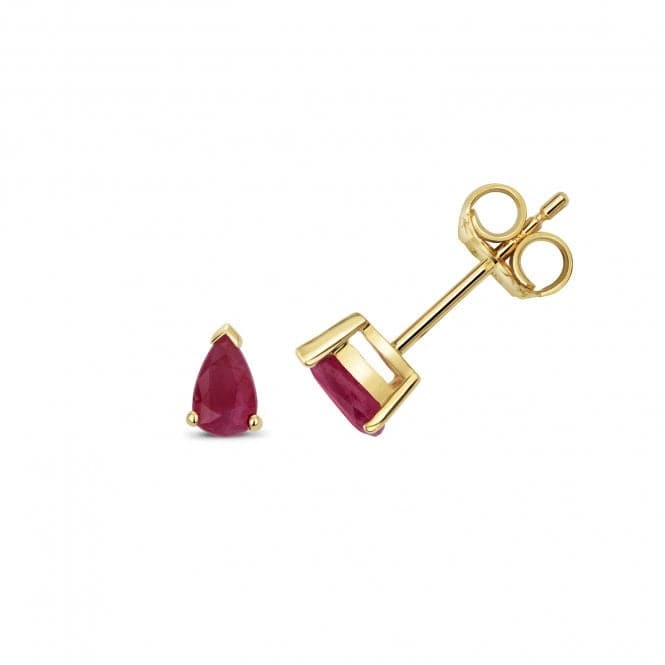 Ruby Claw Set Stud Earrings ED244RGemstones JewelleryED244R