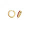 Ruby Huggies Earrings ED281RGemstones JewelleryED281R