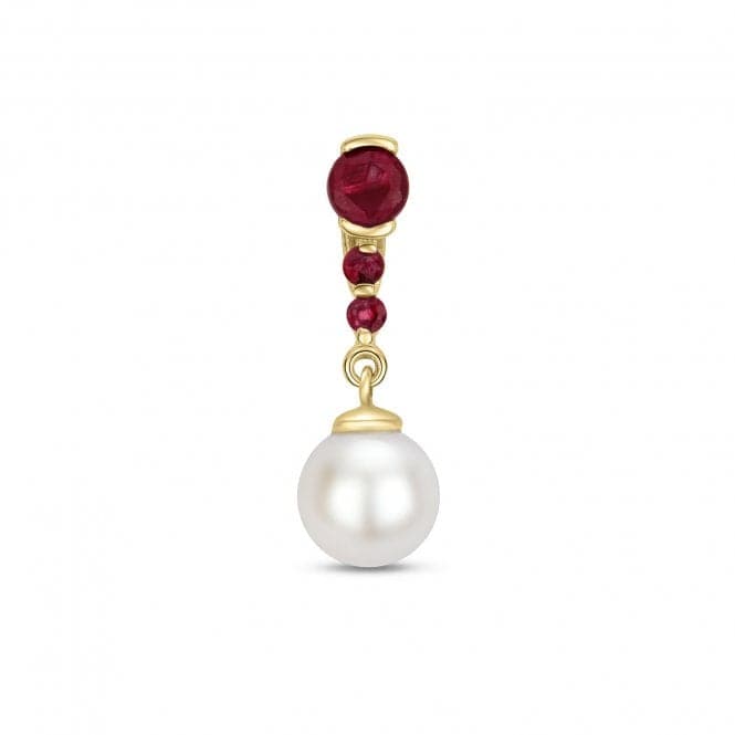 Ruby & Pearl Pendant PD281RGemstones JewelleryPD281R