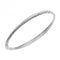 S Dune Ripple Texture Hinged Bangle B5381Fiorelli SilverB5381