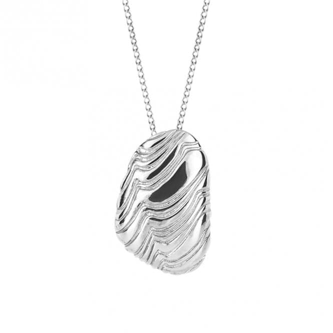 S Dune Ripple Texture Pendant P5251Fiorelli SilverP5251