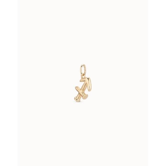 Sagittarius Golden Metal CharmUNOde50CHA0204OROSAG0U