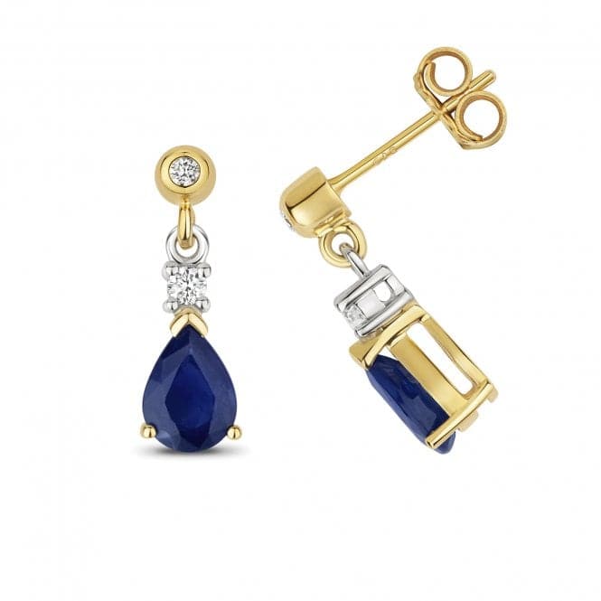 Sapphire Drop Pear Earrings ED245SGemstones JewelleryED245S