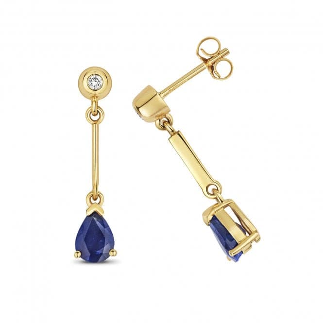 Sapphire Drop Pear Earrings ED246SGemstones JewelleryED246S