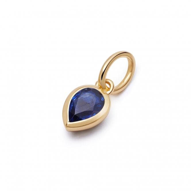 Sapphire September Birthstone 18ct Gold Plated Charm PBS21_GPDaisyPBS21_GP