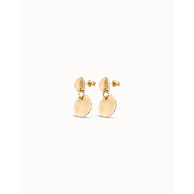 Scales Golden Metal EarringsUNOde50PEN0055ORO0000U