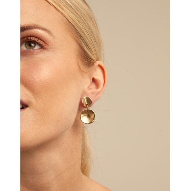 Scales Golden Metal EarringsUNOde50PEN0055ORO0000U