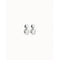 Scales Silver Metal EarringsUNOde50PEN0055MET X
