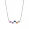 Scattered Multi Zirconia 18" Necklet 9711MCZDew9711MCZ
