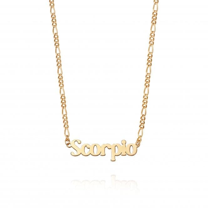 Scorpio Zodiac 18ct Gold Plated Necklace ZN08_GPDaisyZN08_GP