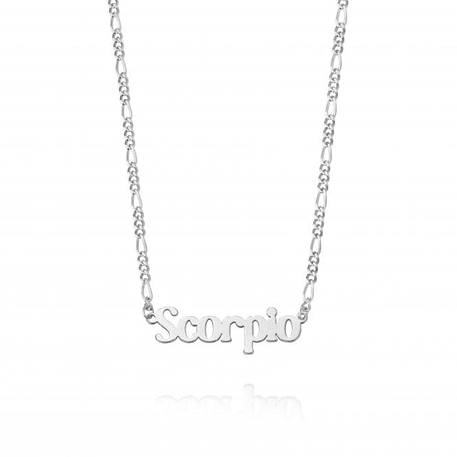 Scorpio Zodiac Recycled Sterling Silver Necklace ZN08_SLVDaisyZN08_SLV