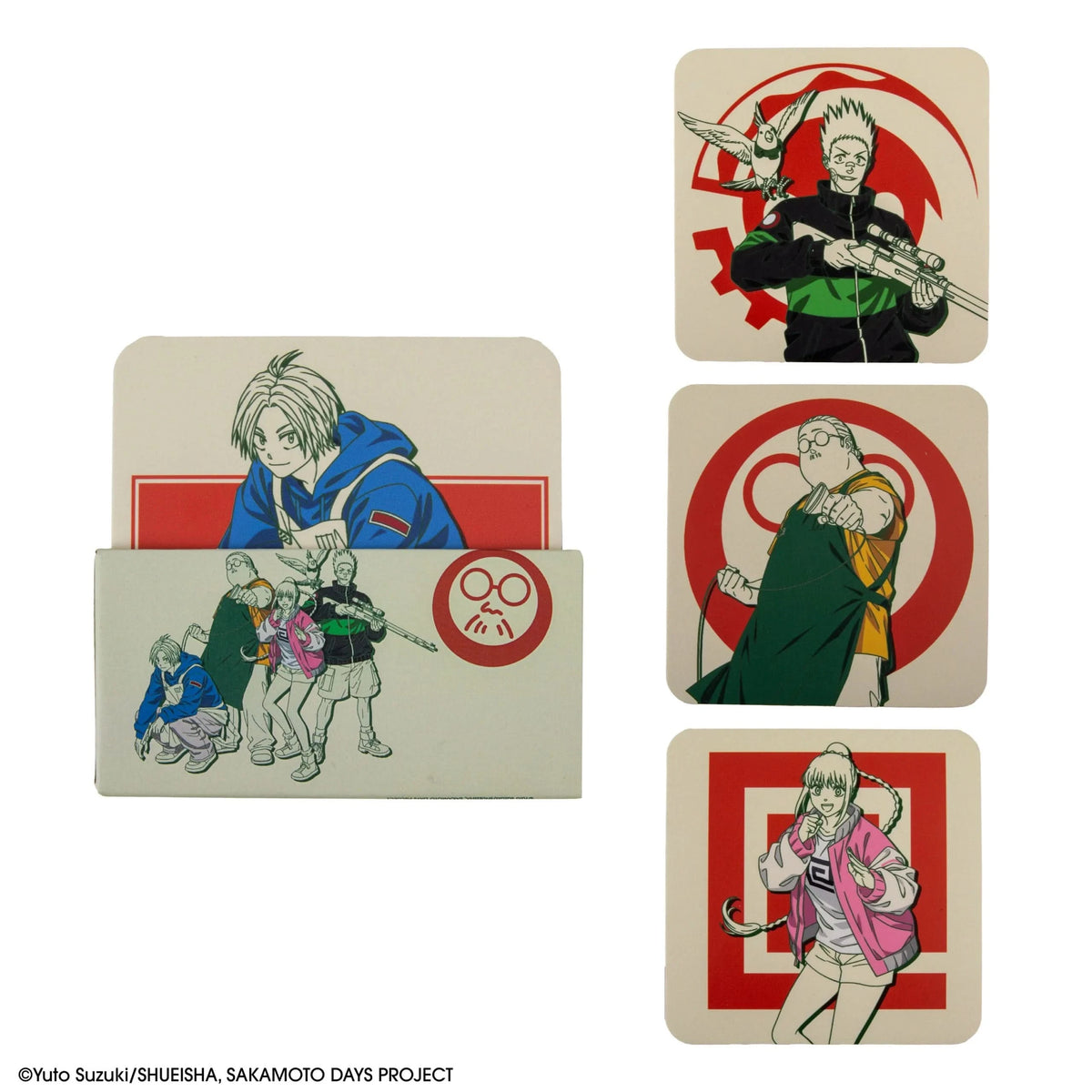 Sakamoto Days Set Of 4 Sakamoto's Store Coasters CR4151