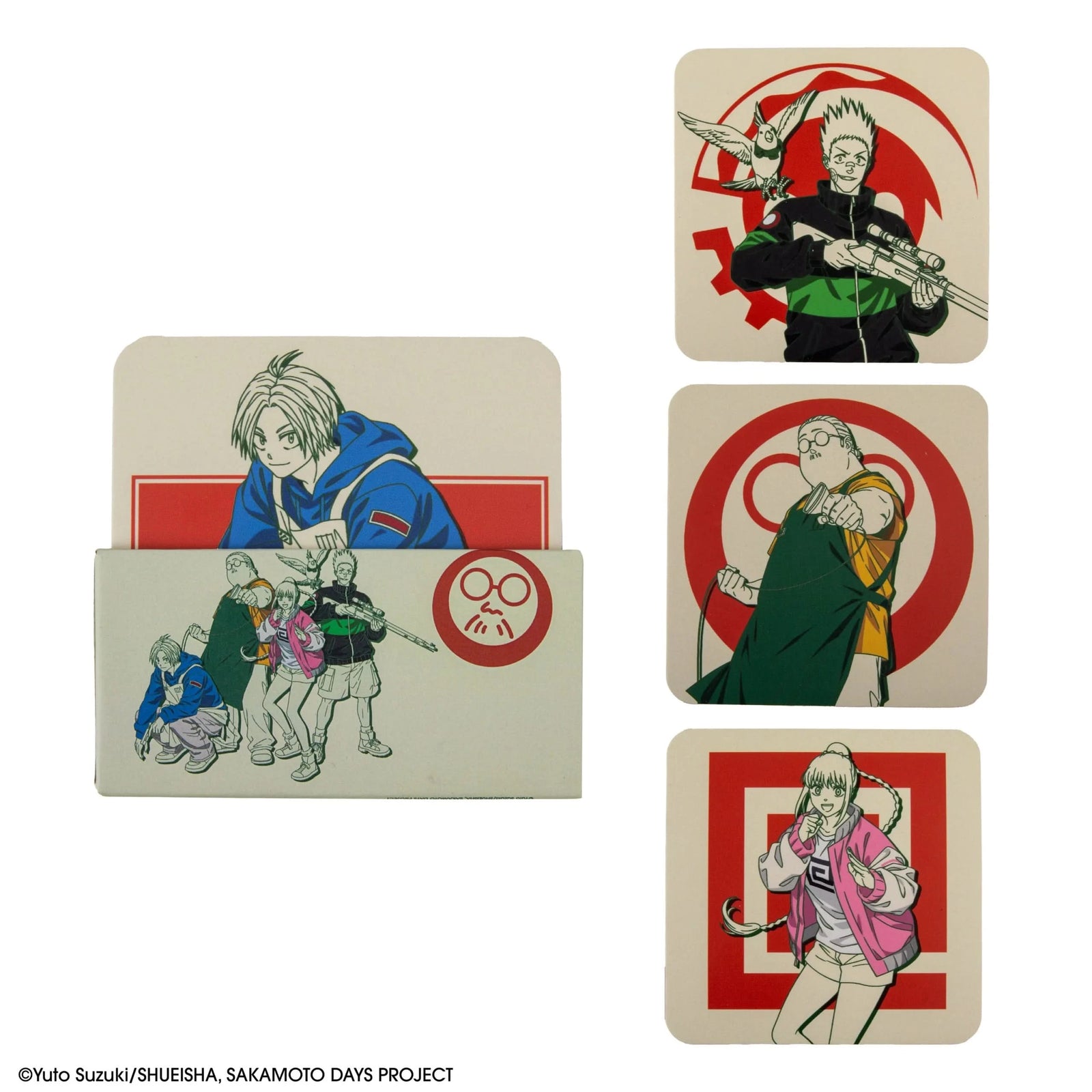 Sakamoto Days Set Of 4 Sakamoto's Store Coasters CR4151