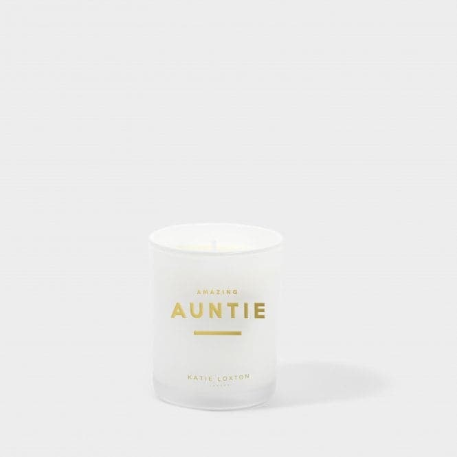 Sentiment Amazing Auntie Grapefruit and Pink Peony Candle KLC227Katie LoxtonKLC227