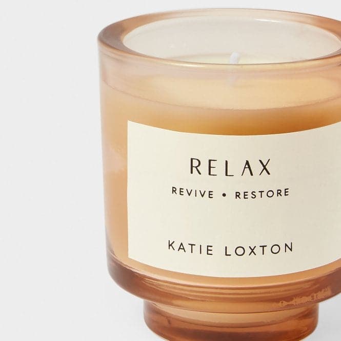 Sentiment 'Relax' English Pear And White Tea Candle KLC362Katie LoxtonKLC362