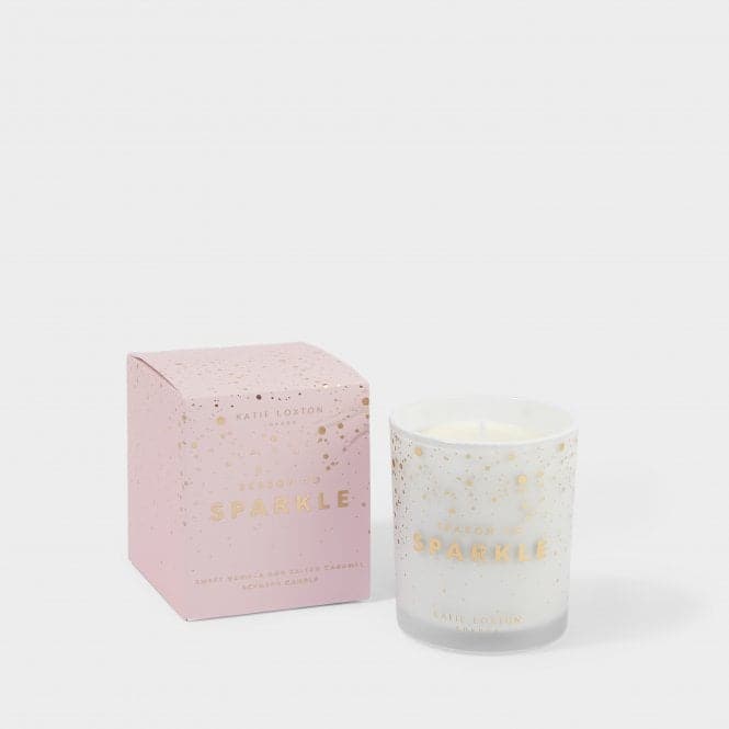 Sentiment Season To Sparkle Sweet Vanilla and Salted Caramel Candle KLC219Katie LoxtonKLC219