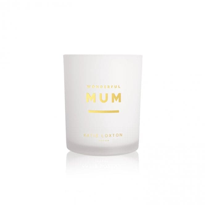 Sentiment Wonderful Mum White Orchid And Soft Cotton Candle KLC158Katie LoxtonKLC158