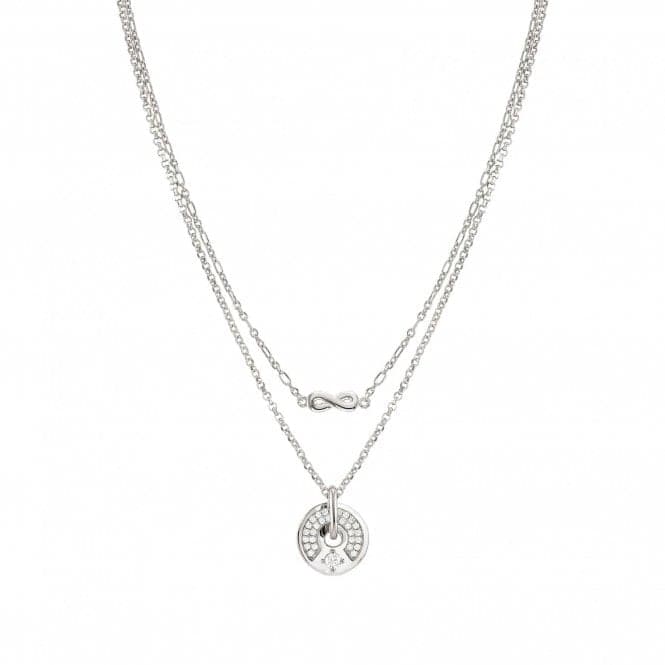 Sentimental Silver Cubic Zirconia Round Necklace 149203/017Nominations149203/017