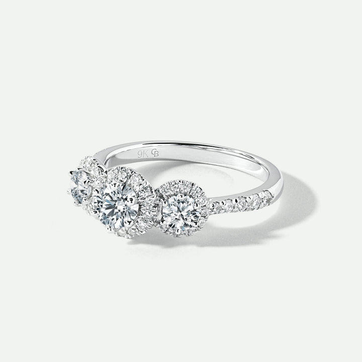 Serena | 9ct White Gold 1ct tw Lab Grown Diamond Engagement RingCreated BrillianceBA0073978 - P