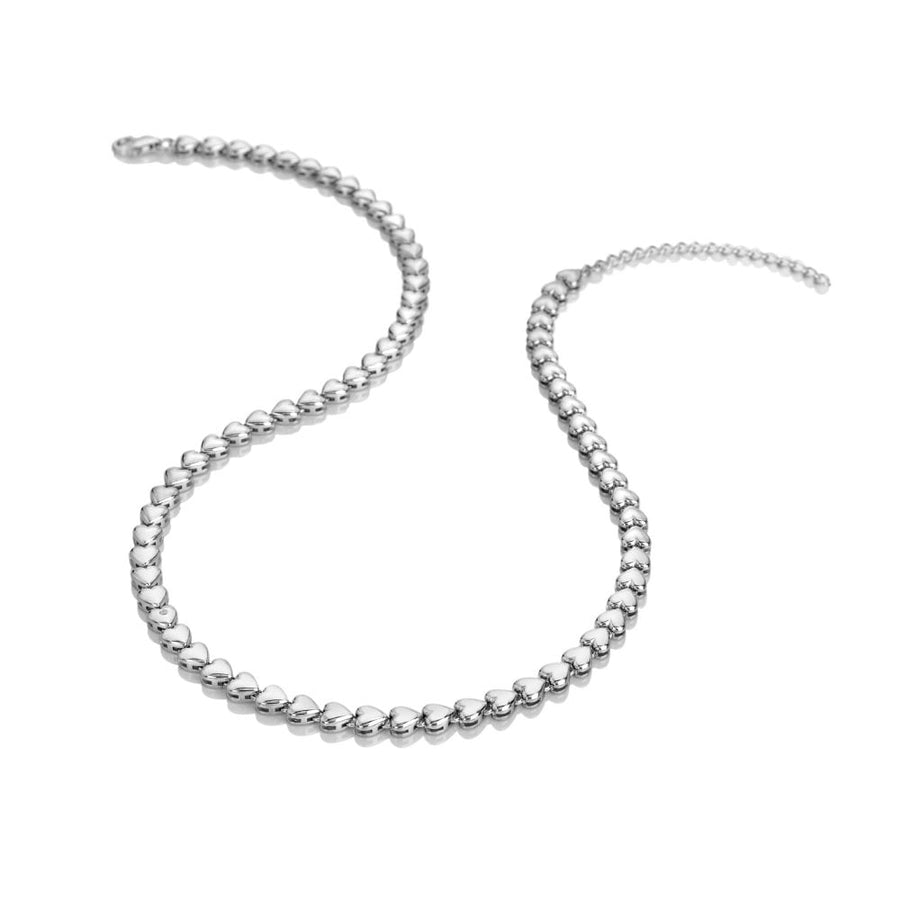 Sterling Silver Serenity Heart Necklace DN226