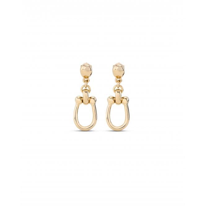 Serotonin 18k Gold - Plated Medium Link Earrings PEN0944ORO000UNOde50PEN0944ORO000