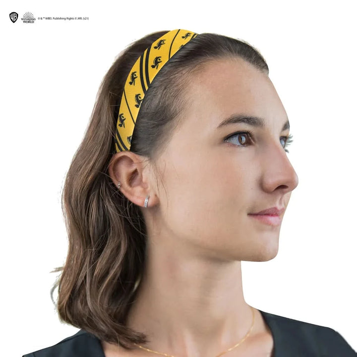 Harry Potter Hair Accessories Headband Scrunchy Bow Set Of 2 - Classic - Hufflepuff CR2624