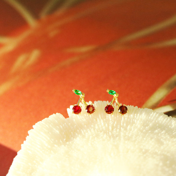Cherry earrings-0