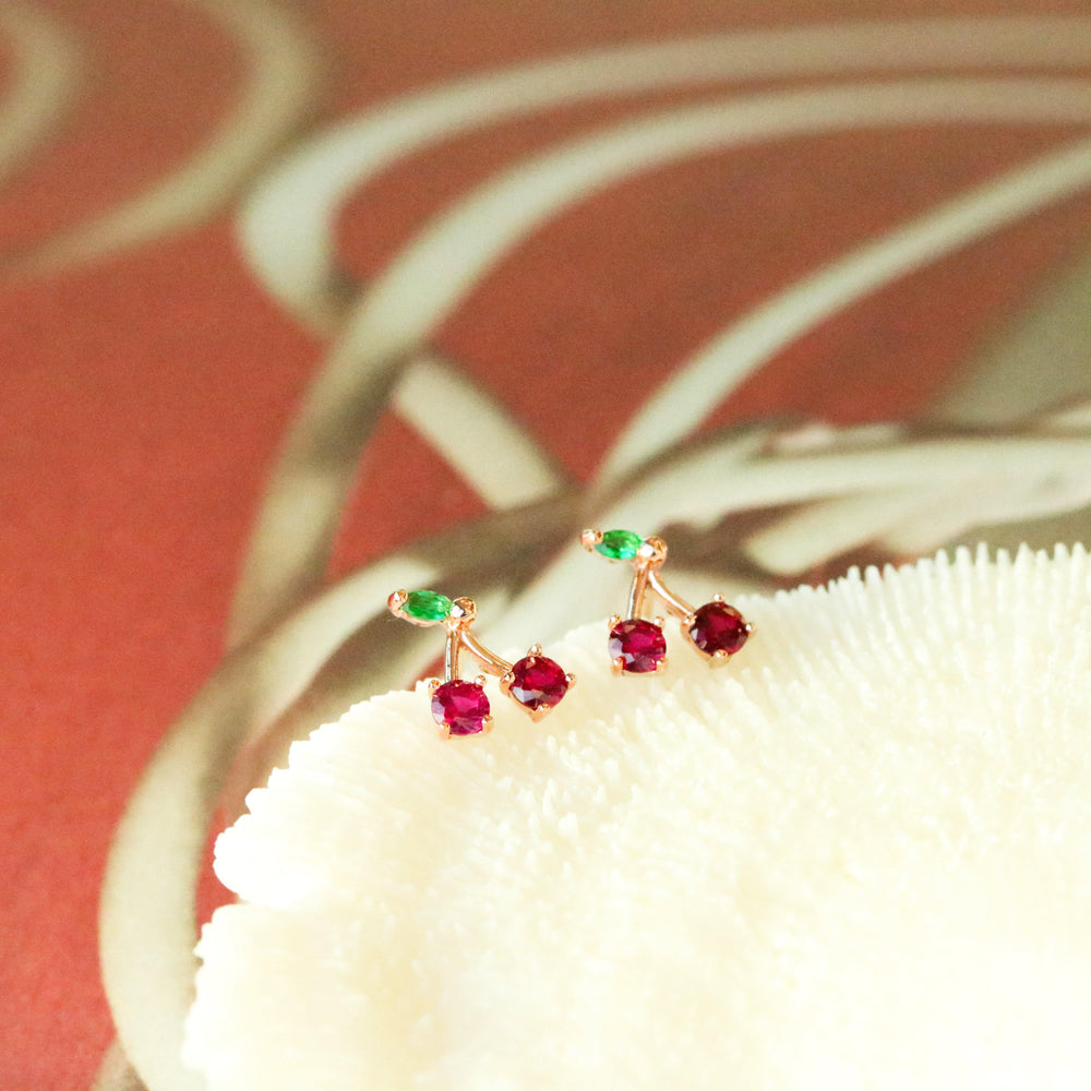 Cherry earrings
