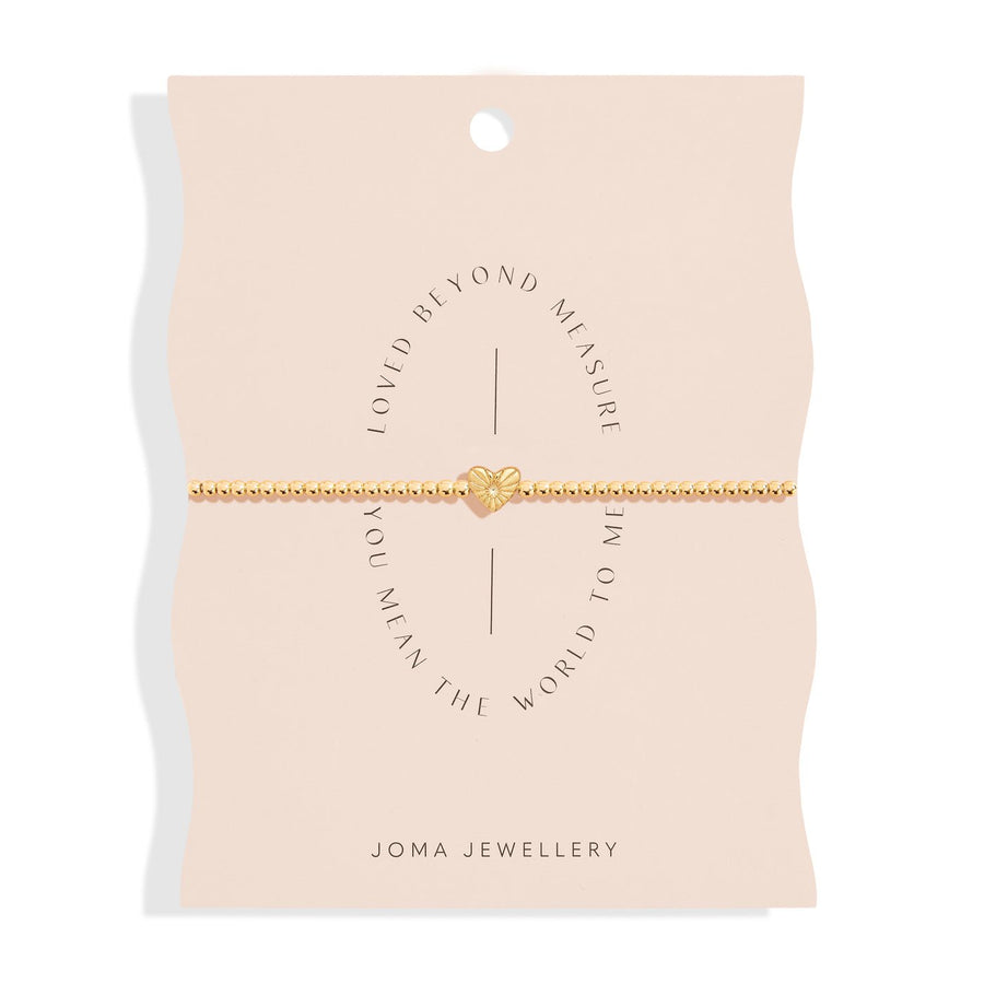 Share Happiness Loved Beyond Measure You Mean The World To Me Bracelet 7384Joma Jewellery7384