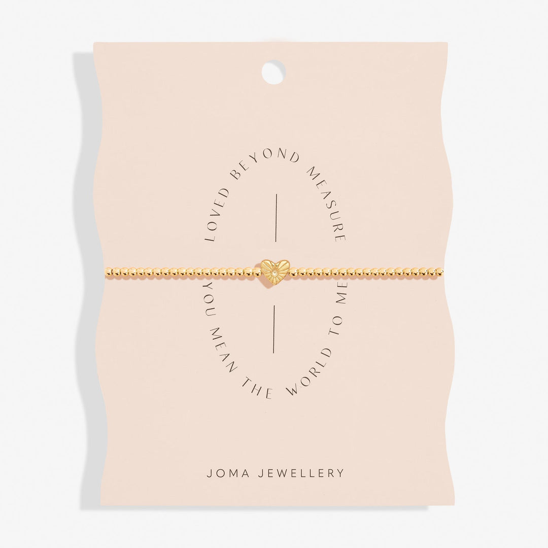 Share Happiness Loved Beyond Measure You Mean The World To Me Bracelet 7384Joma Jewellery7384