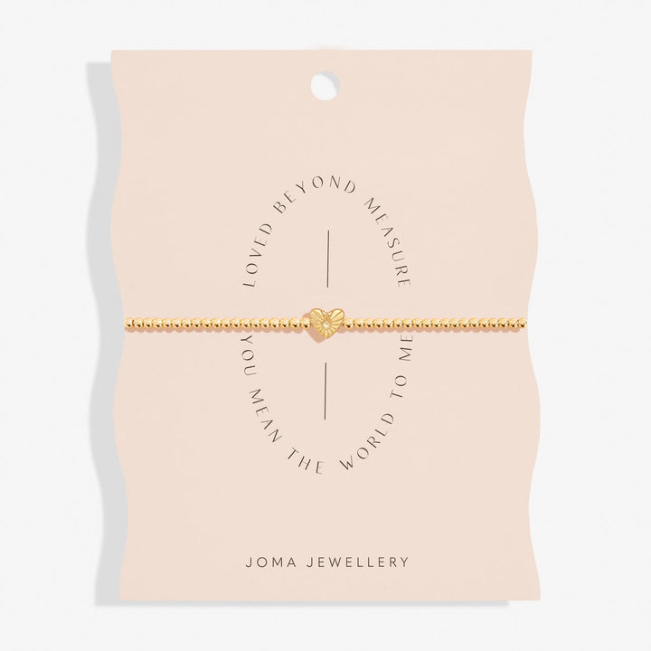 Share Happiness Loved Beyond Measure You Mean The World To Me Bracelet 7384Joma Jewellery7384