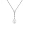 Shell Pearl Chain Drop Zirconia Pendant P5114DiamonfireP5114