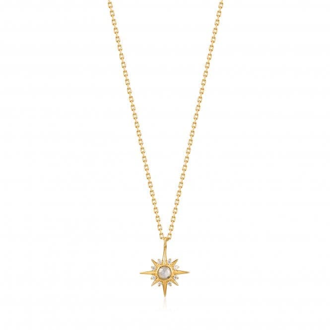 Shiny Gold Midnight Star Necklace N026 - 02GAnia HaieN026 - 02G