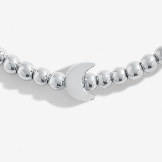 Shoot For the Moon Among the Stars Silver Plated 17.5cm Bracelet 6786Joma Jewellery6786