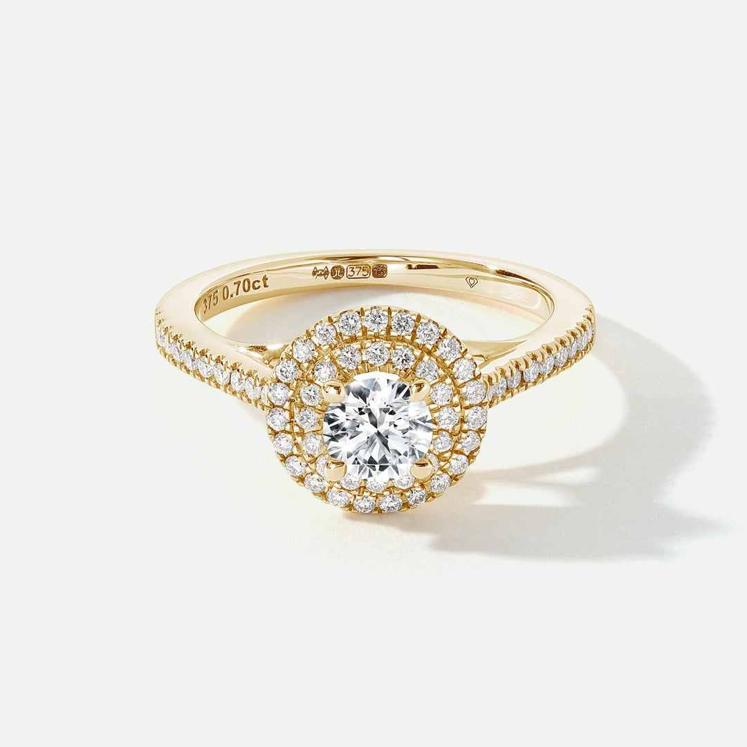 Sienna | 9ct Yellow Gold 0.70ct tw Lab Grown Diamond RingCreated BrillianceBA0071834 - L